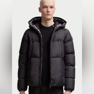 Moncler Montcla Black Hooded down Puffer Jacket